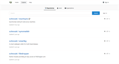 Desktop Screenshot of code.schnouki.net